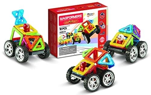 Magformers Wow Plus Magnetic Building Blocks Toy. Makes 30 Magformers