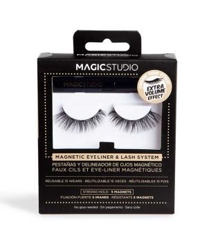 Magic Studio Magnetic, Extra Volume, Rzęsy Magnetyczne + Eyeliner Magic Studio