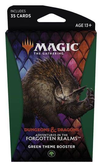 Magic The Gathering, Adventures in the Forgotten Realms, Theme Boosters Green Magic: the Gathering