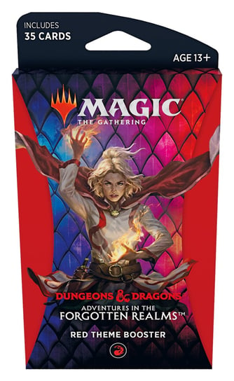 Magic The Gathering, Adventures in the Forgotten Realms, Theme Boosters Red Magic: the Gathering