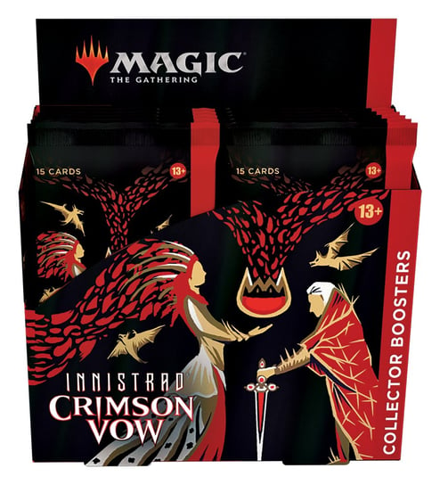 Magic The Gathering: Innistrad: Crimson Vow - Collector Booster Box (12 Szt.) Wizards of the Coast