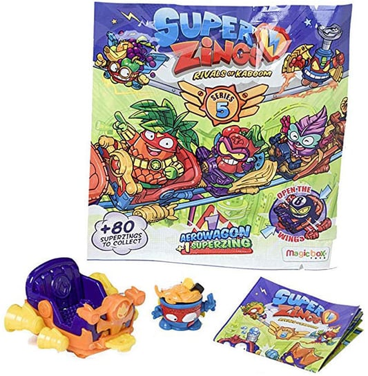 MagicBox Super Zings seria 5 pojazd Aerowagon + figurka Superzings Super Zings