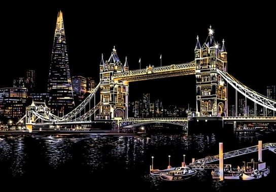 Magiczna Zdrapka London Tower Bridge A3 ArtiFly