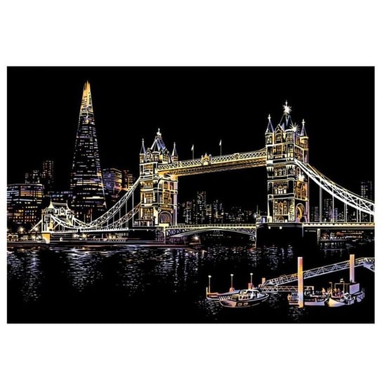 Magiczna Zdrapka Tower Bridge Londyn 40x28 cm Moments