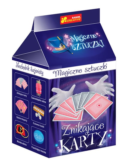 Magiczne sztuczki - Znikające karty, Niezbędnik iluzjonisty Ranok-Creative