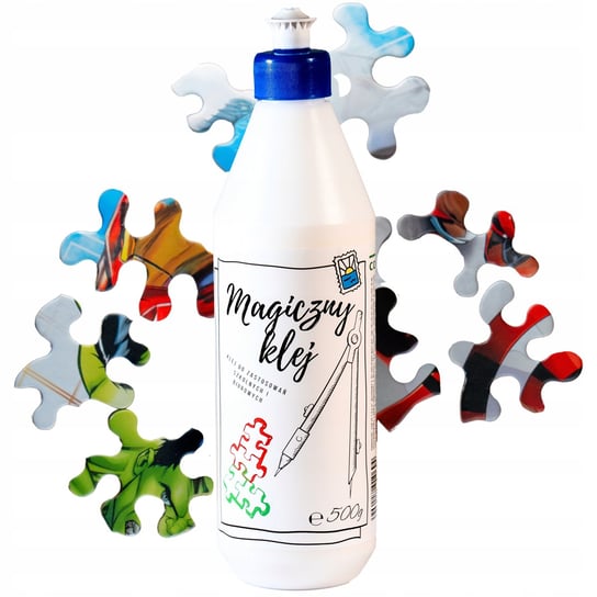 Magiczny klej magic 500g przezroczysty szkolny biurowy diy introligatorski CDW