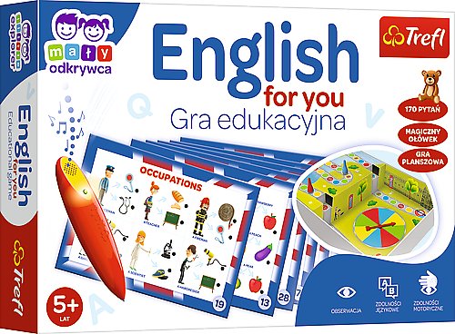 Magiczny ołówek: English for you, 02113, gra edukacyjna,Trefl Trefl