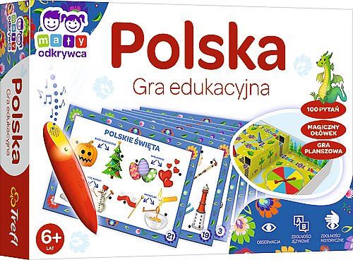 Magiczny ołówek: Polska, 02114, gra edukacyjna,Trefl Trefl