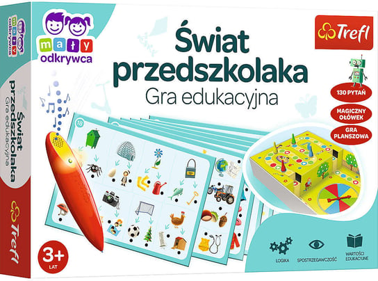 Magiczny ołówek: Świat przedszkolaka, 02112, gra edukacyjna,Trefl Trefl