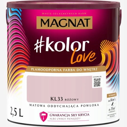 MAGNAT KOLORLOVE PALMOODPORNA KL33 RÓŻOWY Magnat