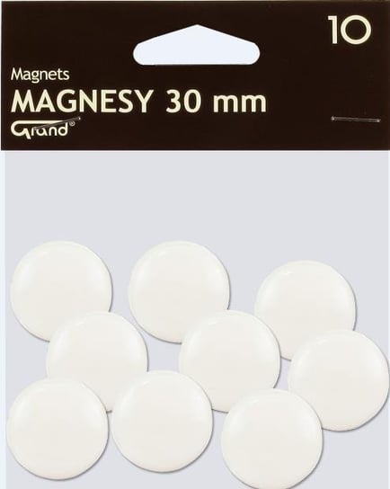 Magnes 30mm biały 10szt GRAND Grand