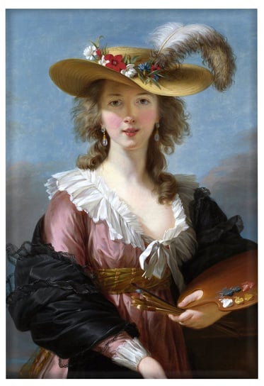Magnes Autoportret w słomkowym kapeluszu Élisabeth Vigée-Lebrun Inna marka