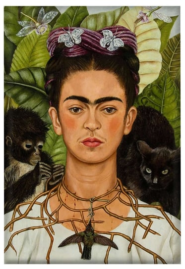 Magnes Autoportret z cierniowym naszyjnikiem i kolibrem Frida Kahlo Inna marka