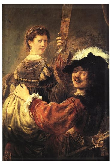 Magnes Autoportret z Saskią Rembrandt Inna marka