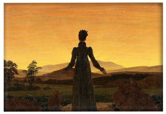 Magnes Kobieta na tle zachodzącego słońca Caspar David Friedrich Inna marka