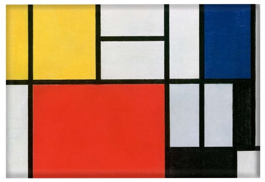 Magnes Kompozycja w czerwieni, żółci, błękicie i czerni Piet Mondrian Inna marka