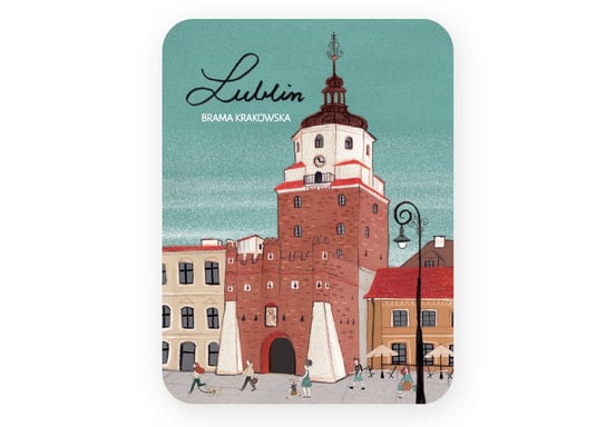 Magnes Lublin Brama Krakowska Love Poland Design