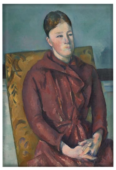 Magnes Madame Cezanne w żółtym fotelu Paul Cezanne Inna marka