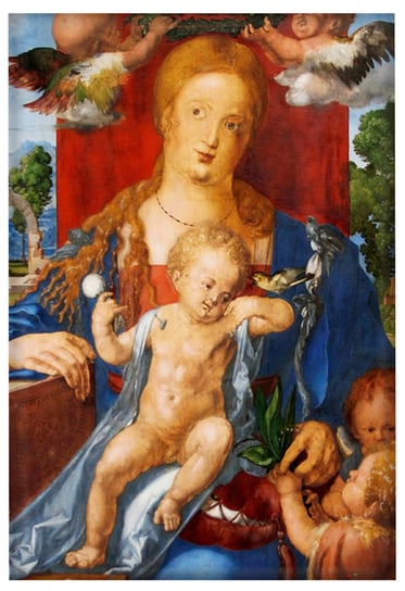 Magnes Madonna i Dzieciątko z czyżykiem Albrecht Dürer Inna marka