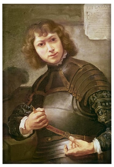 Magnes Młody mężczyzna w złotej zbroi Rembrandt Inna marka