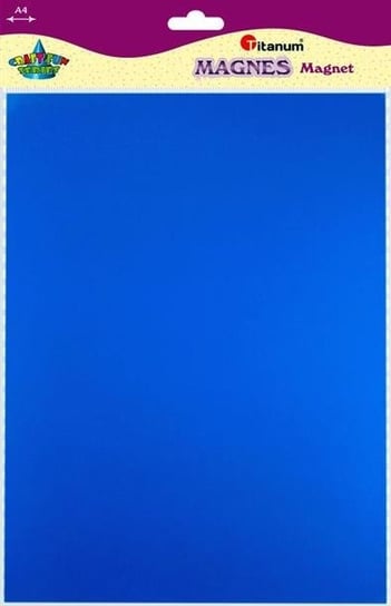Magnes, niebieski 1 arkusz formatu A4, CRAFT-FUN - niebieski Titanum