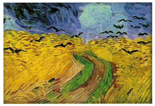 Magnes Pole pszenicy z krukami Vincent Van Gogh Inna marka