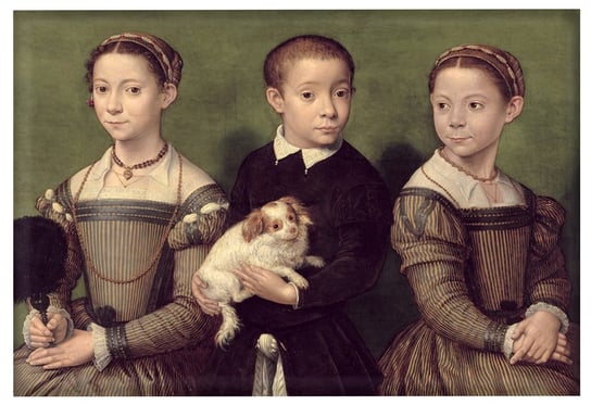 Magnes Troje dzieci z psem Sofonisba Anguissola Inna marka