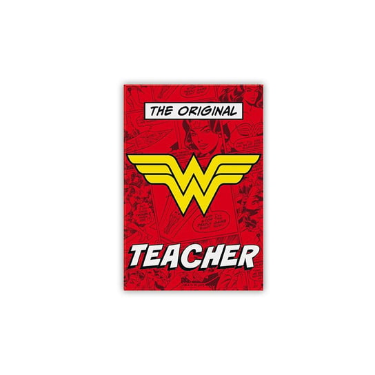 Magnes Wonder Woman - THE ORIGINAL "W" TEACHER DC COMICS