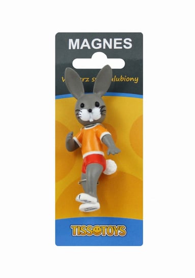 Magnes zajączek z bajki Miś Uszatek 9,5 cm idealny prezent dla miłośników serii Tissotoys