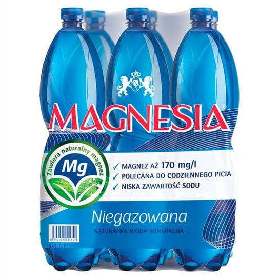 MAGNESIA Naturalna woda niegazowana 6 x 1500ml Inny producent