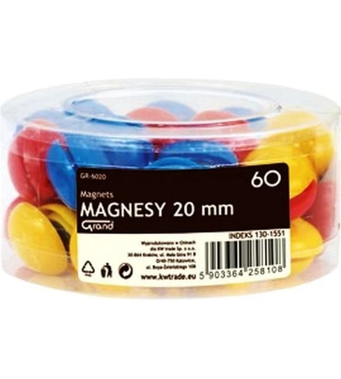 Magnesy, CM-205, 60 sztuk Grand