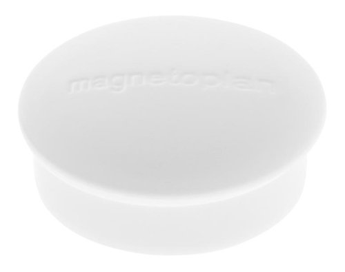 Magnesy Discofix Mini 10szt biały MAGNETOPLAN