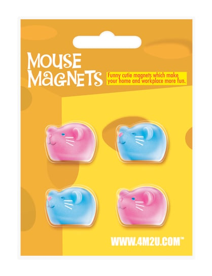 Magnesy myszki, 4 sztuki 