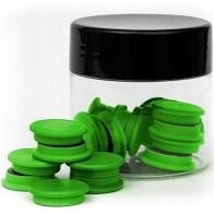 Magnesy okrągłe, zielone, 20 mm, 20 sztuk TRES