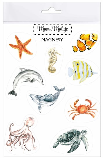 Magnesy Zwierzęta Mórz I Oceanów Mama Maluje