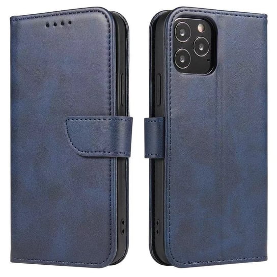 Magnet Case elegancki futerał etui pokrowiec z klapką i funkcją podstawki Samsung Galaxy A13 5G niebieski 4kom.pl