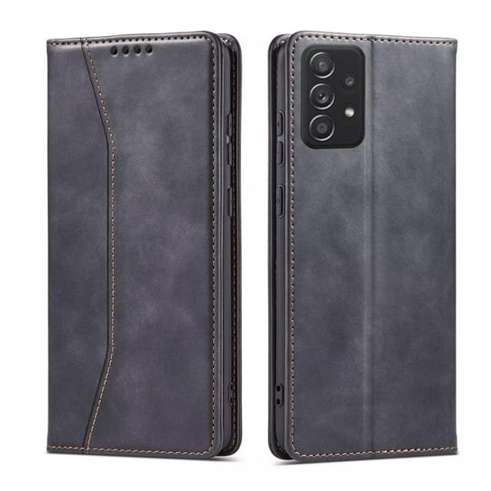 Magnet Fancy Case etui do Samsung Galaxy A52 / A52 5G / A52s 5G pokrowiec portfel na karty kartę podstawka czarny 4kom.pl