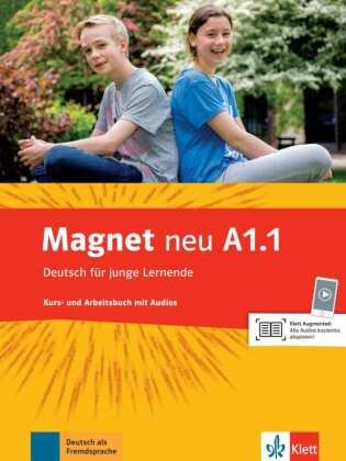 Magnet neu A1.1. Kurs- und Arbeitsbuch mit Audio-CD Klett Sprachen Gmbh, Klett Ernst Sprachen Gmbh