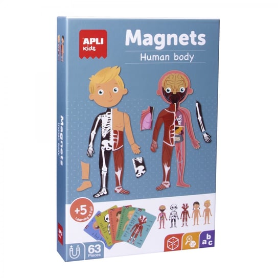 Magnetyczna układanka Apli Kids - Ciało człowieka APLI Kids