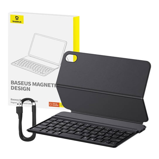 Magnetyczne etui z klawiaturą Baseus Brilliance Pad Mini 6 8.3" (czarne) Baseus