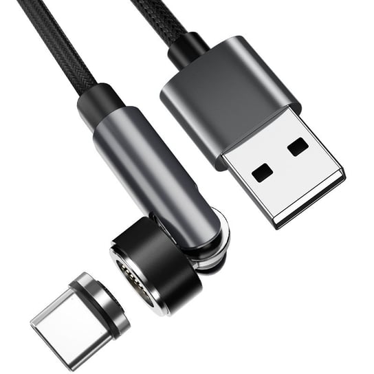 Magnetyczny kabel ładujący ze złączem USB-C Black 1 m INF