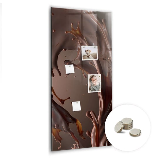 Magnetyczny Organizer na Ścianę 120x60 cm - Mleko czekoladowe Coloray