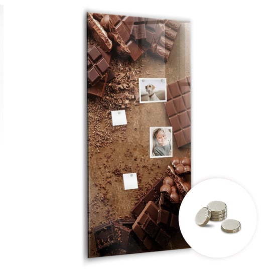 Magnetyczny Organizer na Ścianę 120x60 cm - Tabliczki czekolady Coloray