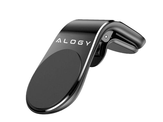 Magnetyczny uchwyt samochodowy Alogy do kratki czarny Alogy