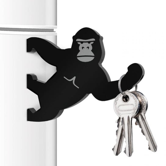 Magnetyczny wieszak na klucze i otwieracz do butelek MUSTARD Key Kong, 7,1x9,0x0,94 cm Mustard