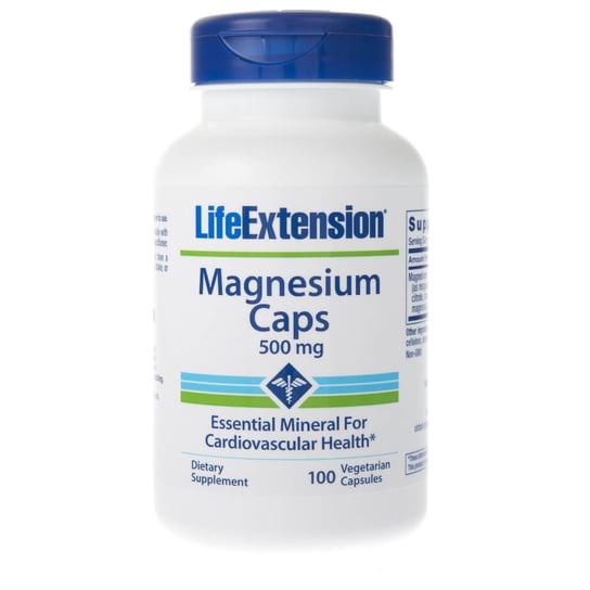 Magnez LIFE EXTENSION, 500 mg,  Suplement diety, 100 kaps. Life Extension