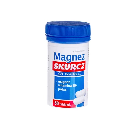 Magnez + Vitamina B6 Skurz 50 Tabletek Polski Lek
