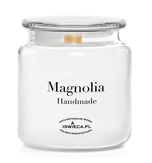 Magnolia. Mega Świeca Sojowa 600 ml Manufaktura Świec
