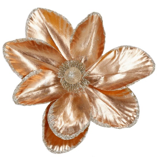Magnolia Sztuczna Gałązka Kwiat Dekoracja Do Domu Złoty Springos