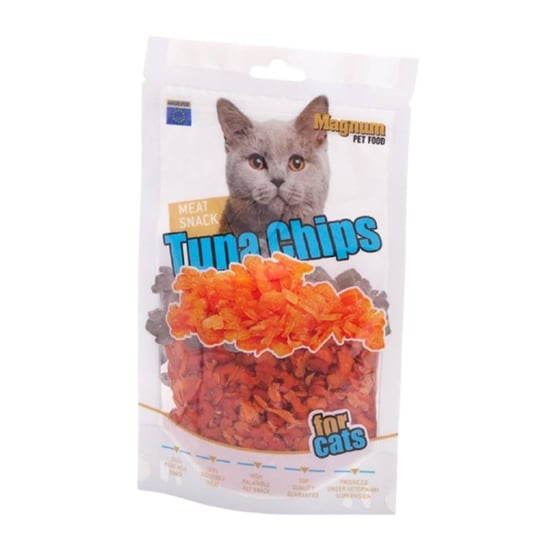 Magnum Tuna Chips for Cats, Przysmak Dla Kota z Tuńczykiem, 70G Magnum